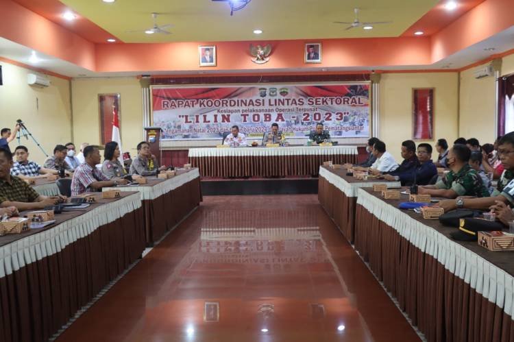 Polres Pematang Siantar Gelar Rakor Lintas Sektoral Ops Lilin Toba 2023