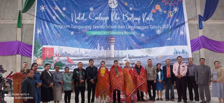 Peringati Natal dan Tahun Baru, AirNav Indonesia Berbagi ke Masyarakat di 14 Lokasi Sekitar Bandara