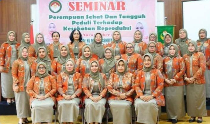 DWP Labuhanbatu Gelar Seminar Perempuan Sehat dan Tangguh Peduli Kesehatan Reproduksi