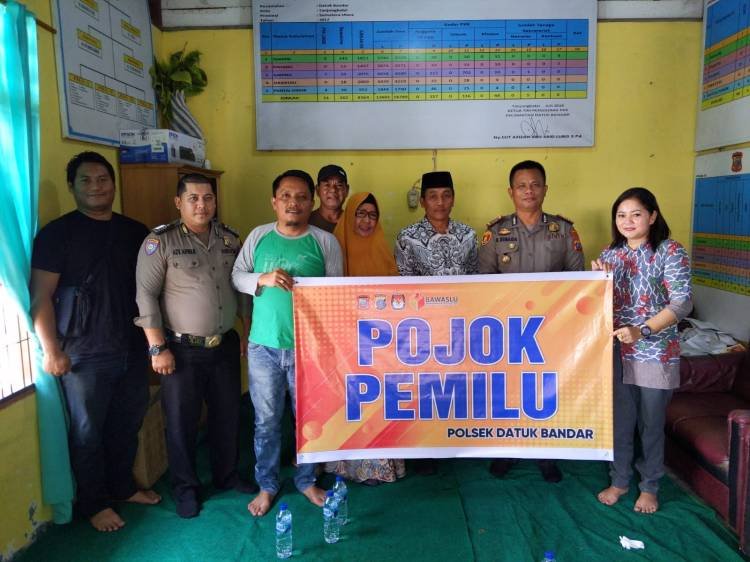 Polsek Jajaran Polres Tanjungbalai Gelar Pojok Pemilu 2024