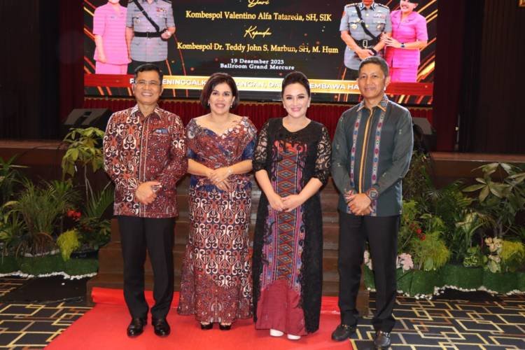 Pisah Sambut Kapolrestabes , Kombes Pol Teddy Marbun Janji Buat Kota Medan Aman dan Tenteram
