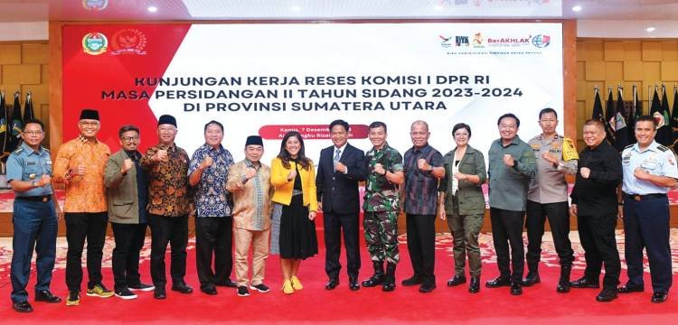 Pj Gubernur Sumut Sampaikan Komitmen Kawal Pemilu Kondusif dan Aman