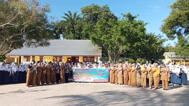 Police Go To School, Kasat Binmas Imbau Pelajar Jauhi Kenakalan Remaja dan Narkoba