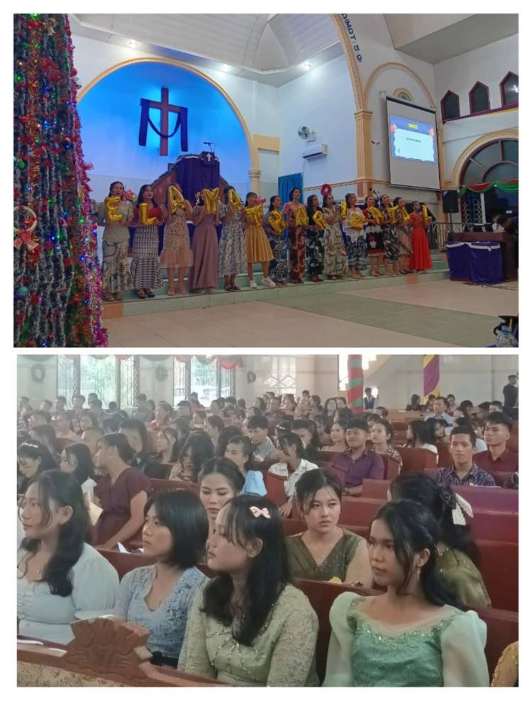 Perayaan Natal SMAN 2 Tanjungbalai Damai dan Sukacita