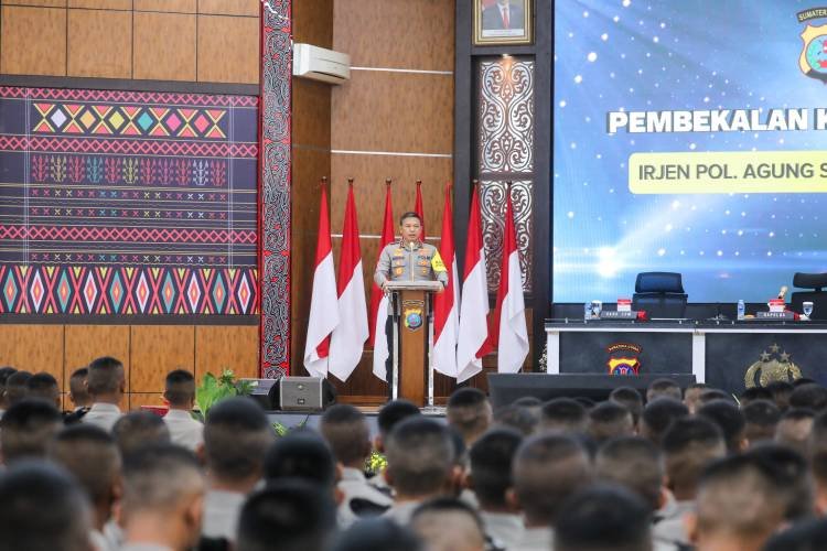 Kapolda Sumut Beri Pembekalan kepada 441 Siswa Diktuk Bintara Polri