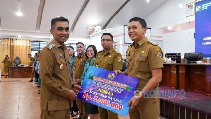 Payung Juara Penanganan Terbaik Penurunan dan Pencegahan Stunting di Karo