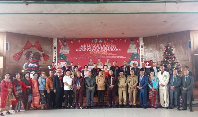 Perayaan Natal Keluarga Besar Dinas Pendidikan Kabupaten Batubara Tahun 2023