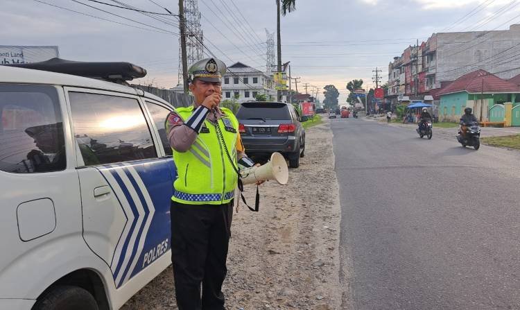 Satlantas Polres Simalungun Gelar Sosialisasi Tertib Lalulintas