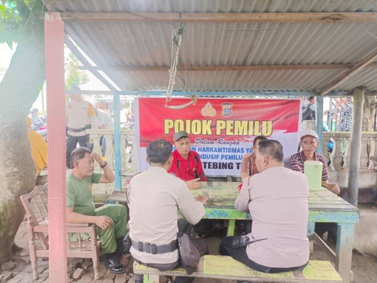 Polres Tebingtinggi Ajak Masyarakat Hindari Perpecahan pada Pemilu 2024