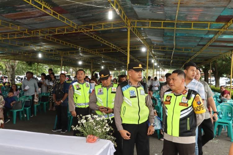 Hari Natal, Kapolres Pematang Siantar Pantau Gereja-gereja di Wilayah Hukumnya