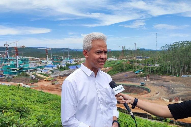 Kunjungi IKN, Ganjar Tegaskan Bakal Lanjutkan Pakai APBN