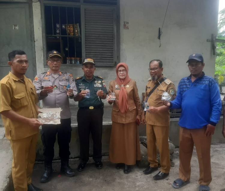 Perangi Narkoba, Polsek Bersama Forkopimcam Dolokmasihul Gelar GKN