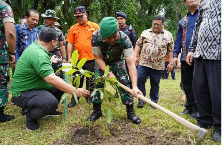 Peringati Hari Juang TNI AD ke-78 Tahun, Korem 022/PT Gelar Karya Bhakti