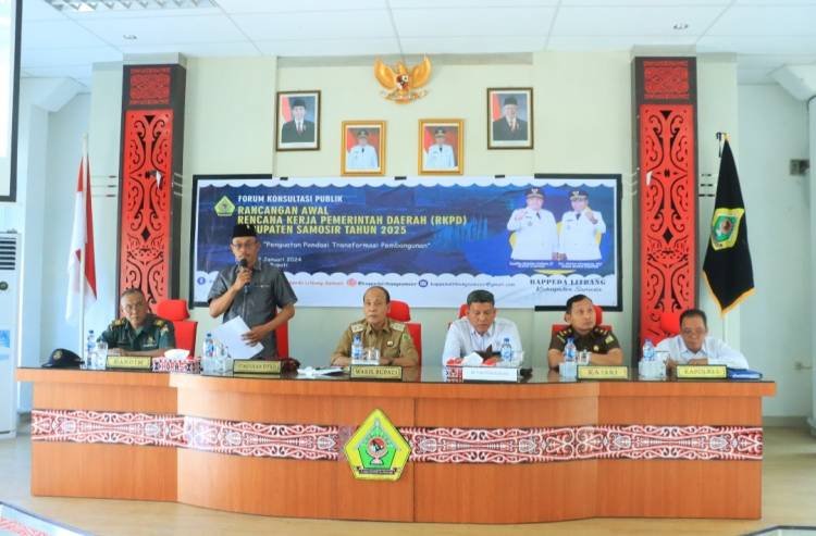 Pemkab Gelar Konsultasi Publik untuk Ranwal RKPD Kabupaten Samosir Tahun 2025