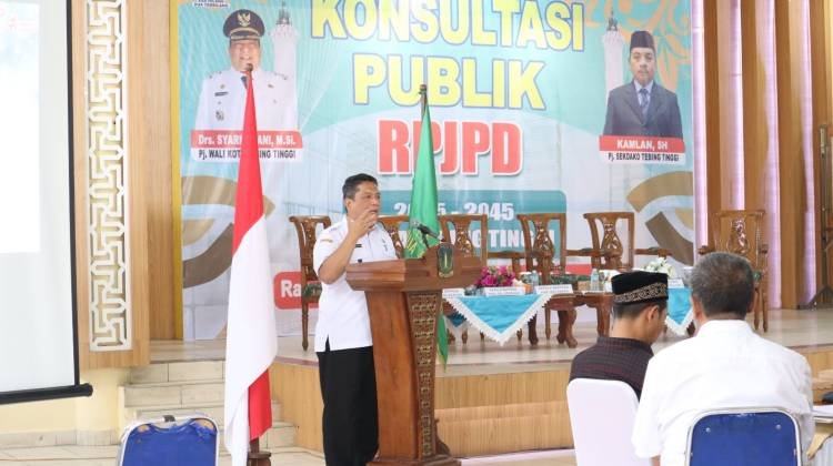 Buka Konsultasi Publik RPJPD, Pj Wali Kota : Data Menentukan Proyeksi Pembangunan