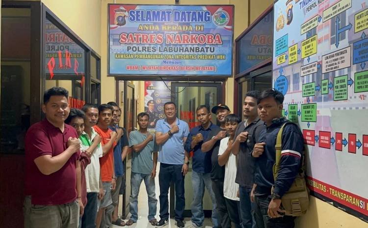 Polres Labuhanbatu Fasilitasi Rehabilitasi Delapan Pecandu Narkoba