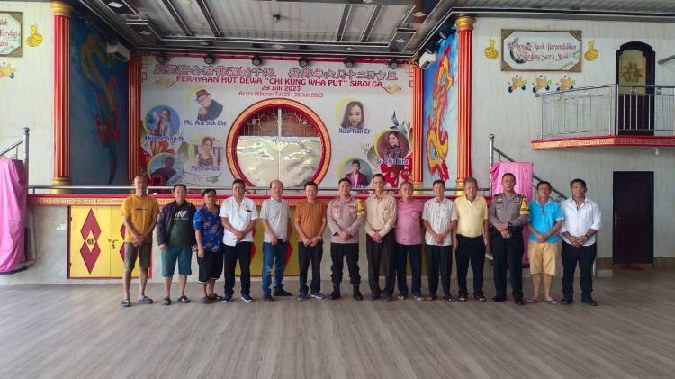 Kapolres Kunjungi Kelenteng Cetiya Sakyamuni Sibolga