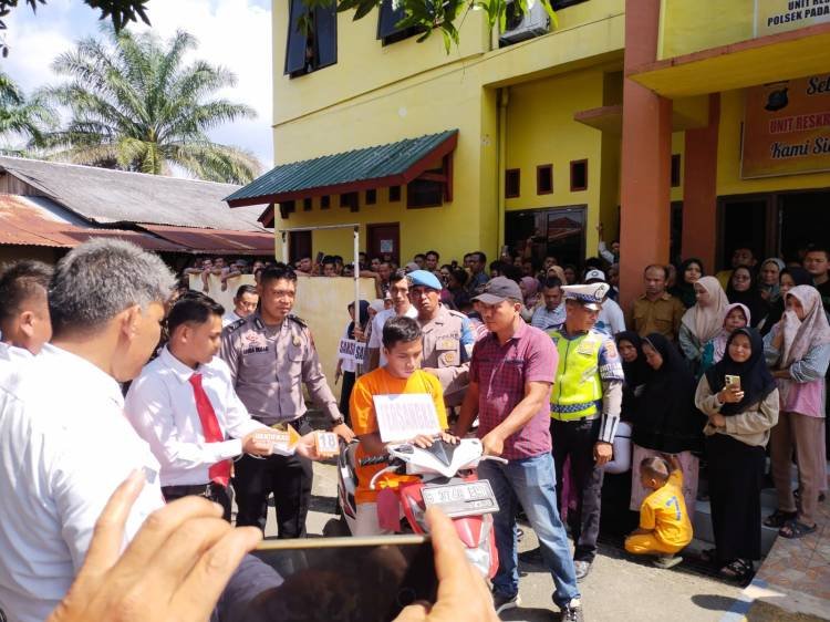 Polsek Padang Bolak Rekonstruksi Kasus Pembunuhan Wanita di Paluta