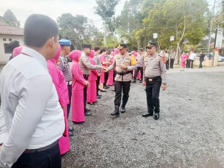 Kunker ke Polsek Datuk Bandar, AKBP Yon Edi Minta Personel Laksanakan Tugas dengan Ikhlas