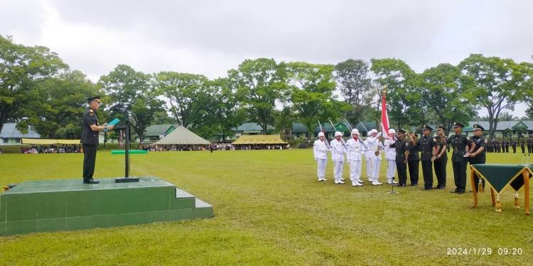 Pangdam I/BB Lantik 141 Prajurit Bintara TNI AD