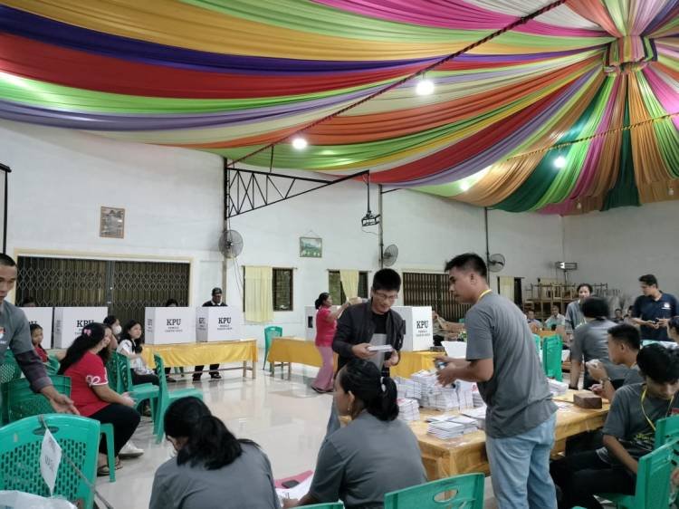 KPU Nias Barat Gelar Simulasi Pemungutan dan Perhitungan Suara