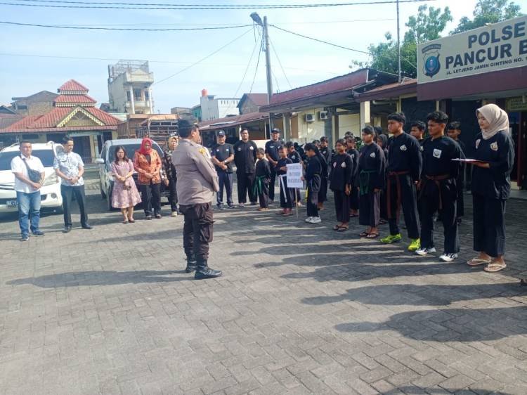 20 Atlet Pencak Silat Dilepas KONI Pancur Batu ke Kejurda Dinas Pendidikan Deliserdang