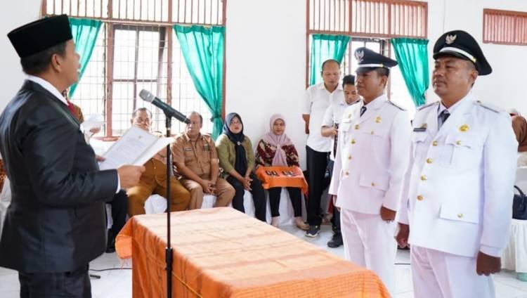 Bupati Simalungun Lantik Pangulu Dolok Sinumbah dan Lingga