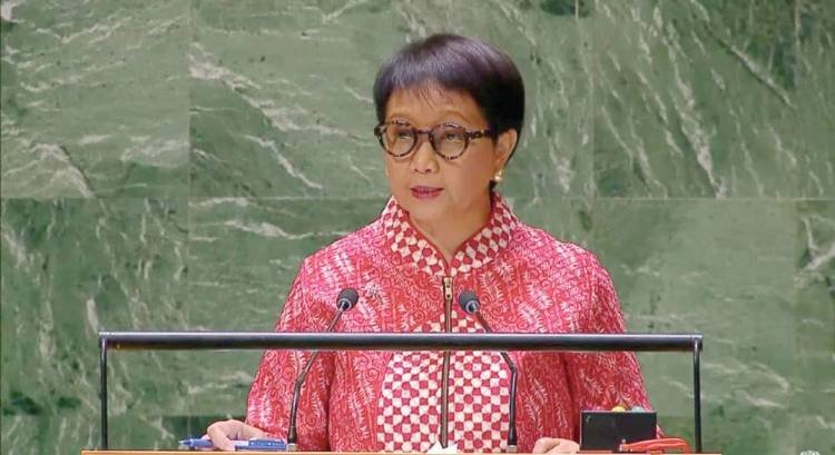 Bertemu Sekjen PBB Bahas Taliban, Menlu RI Minta Isu Perempuan Jadi Prioritas