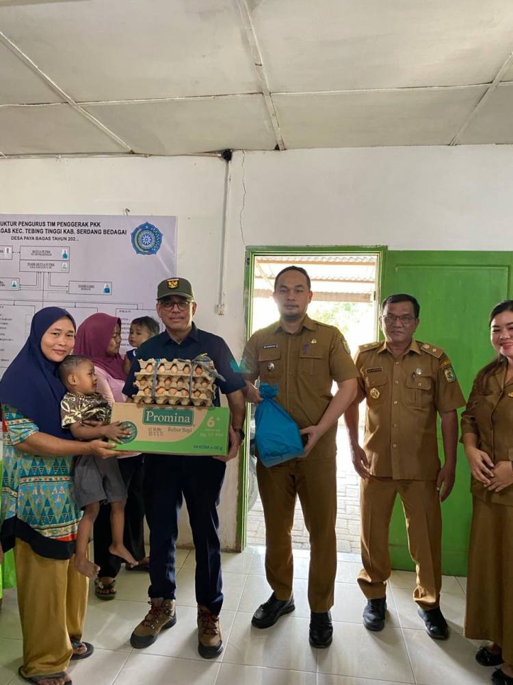 PTPN4 Regional 1 Kebun Rambutan Salurkan Bantuan Untuk Penderita Stunting