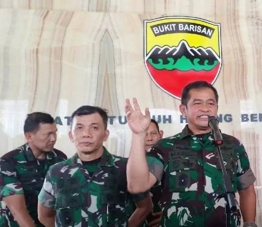 KSAD Jenderal Maruli Simajuntak Bahagia Pemilu Berjalan Baik