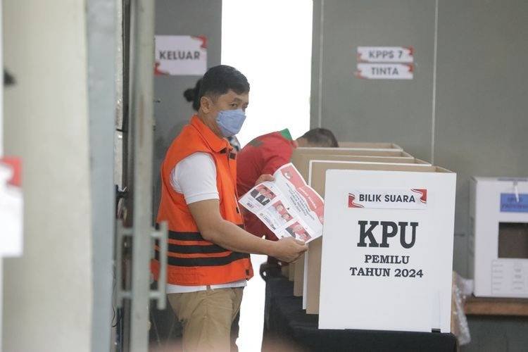 Pemilu di Siborna dan Kecamatan Bandar Aman, Prabowo-Gibran Unggul