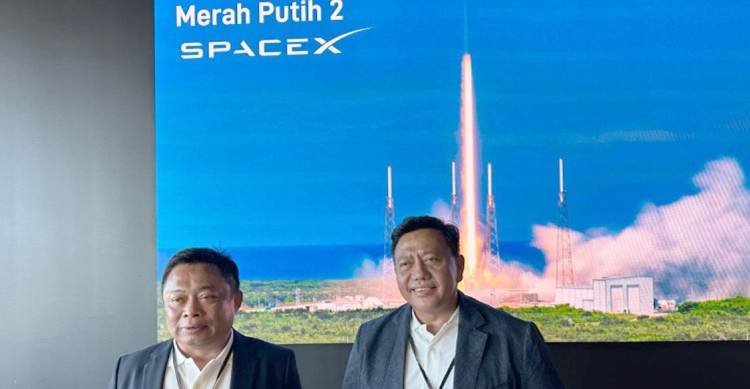 Roket Falcon 9 Elon Musk Bawa Satelit Merah Putih 2 Telkom Tingkatkan Konektivitas Broadband di Daerah 3T Juga Wilayah Laut