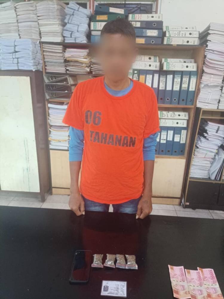 Polres Simalungun Bekuk Pengedar Ganja di Warung Tuak