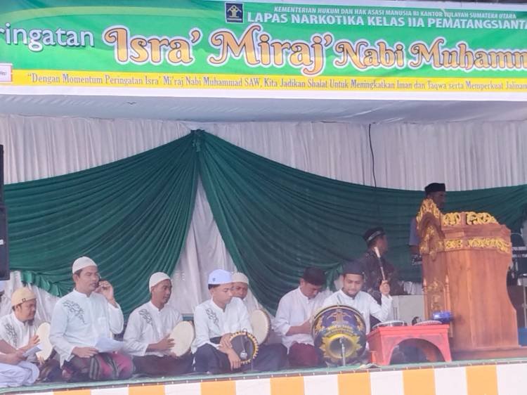 Lapas Narkotika Pematangsiantar Peringati Isra Miraj