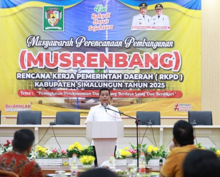 Bupati Buka Musrenbang RKPD Kabupaten Simalungun Tahun 2025