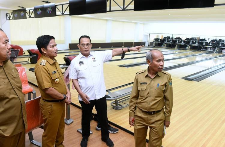 Tinjau Venue PON 2024, Pj Gubernur Sumut  Pastikan Selesai Tepat Waktu