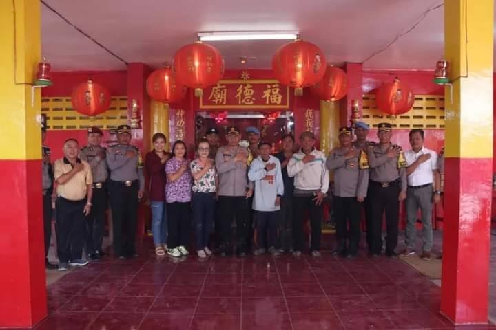 Sambangi Vihara dan Klenteng, AKBP Wahyudi Pastikan Perayaan Imlek 2024 di Karo Aman