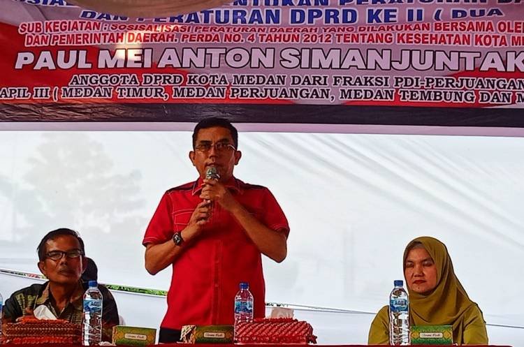 Anggota DPRD Medan Paul Simanjuntak: Meski Sudah Ada UHC, Tetaplah Jaga Kesehatan