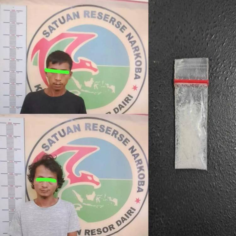 Berawal dari Buang Sabu ke Jurang, Dua Pria Diamankan Polres Dairi
