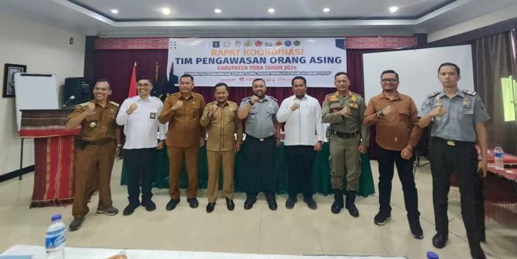 Kanim Pematangsiantar Gelar Rakor di Toba Tentang Pengawasan Orang Asing