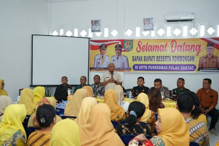 Bupati Asahan Serahkan Bantuan Alkes di UPTD Pulaurakyat