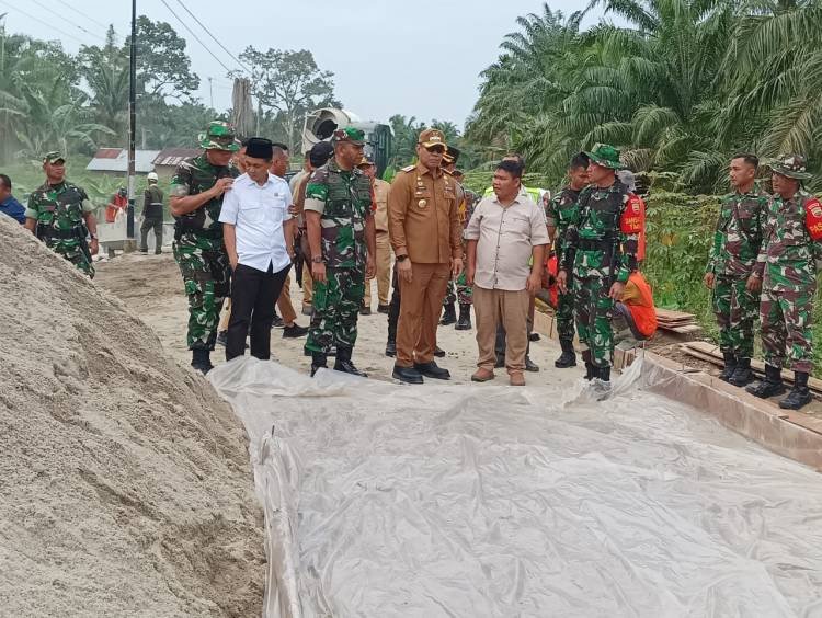 Pj Bupati Nizhamul : TMMD Bukti Nyata Kolaborasi Pemda dan TNI Bangun Infrastruktur