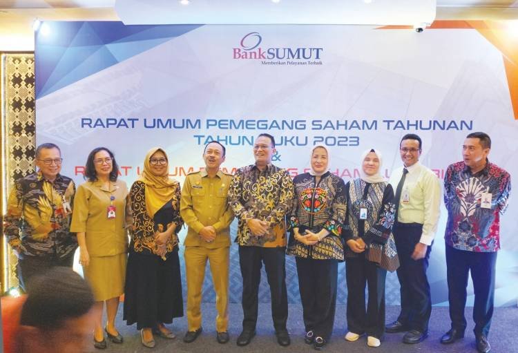 Pj Gubernur Buka RUPS Bank Sumut, Syafrizalsyah Direktur Bisnis dan Syariah