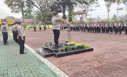 Kapolres Simalungun Geser 327 Personel untuk Pengamanan 3.052 TPS Pemilu 2024