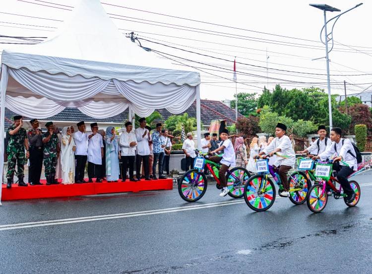 Pembukaan MTQ ke-53 dan FSN ke-17  Tebingtinggi Diisi Pawai Ta'aruf