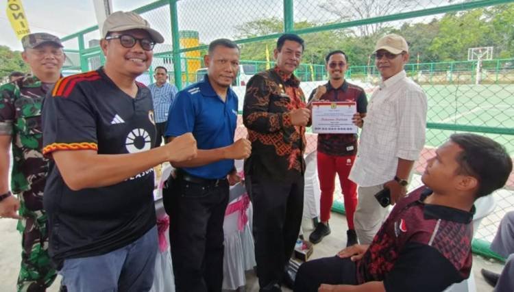 Launching Lapangan Olahraga, Bupati Sergai Pesankan Dijaga dan Dirawat