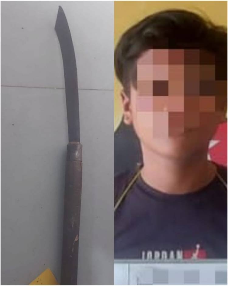 Bawa Sajam Saat Tawuran, Seorang Pria Ditangkap Polisi