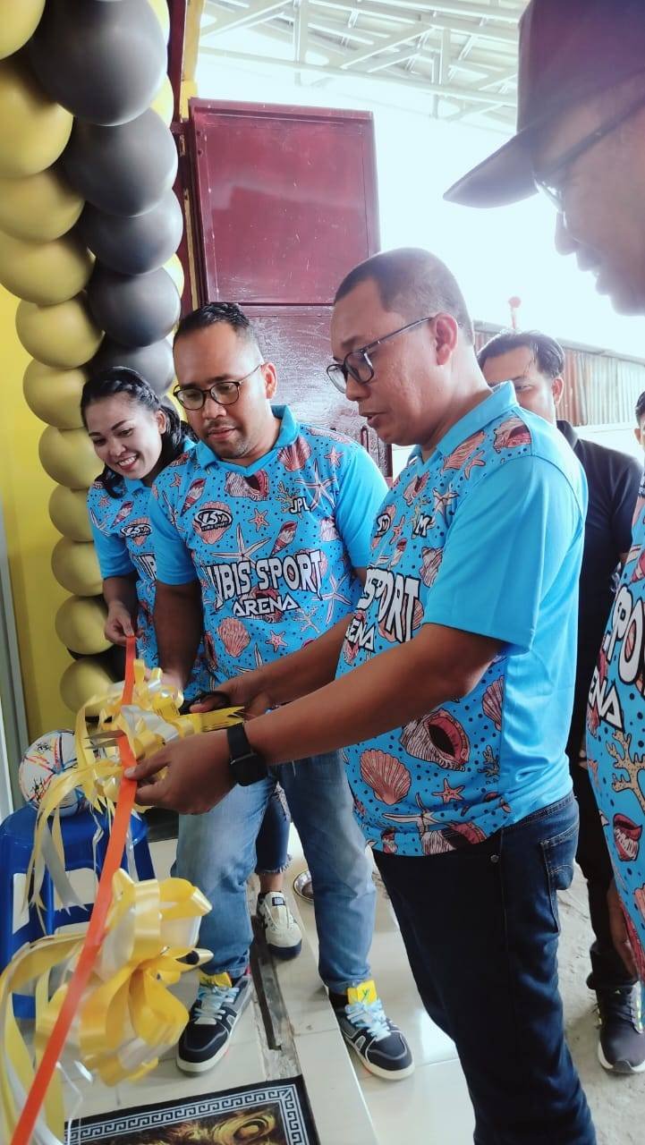 Kabid Disporapar Tanjungbalai Budi Munthe Resmikan Gedung Olah Raga Lubis Sport Arena