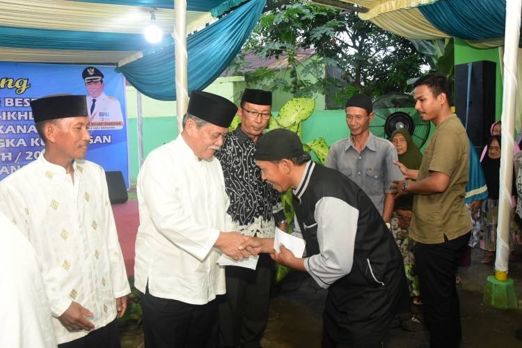 Bupati HMA Yusuf Siregar Bersafari Ramadan di Masjid Al Ikhlas Desa Sunggal Kanan