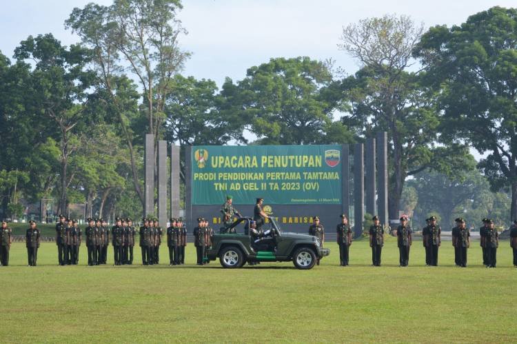 Diktama TNI AD Gelombang II Tahun 2023 Ditutup, 156 Prajurit Dilantik